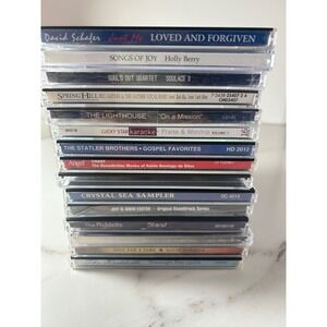 Lot of 15 Gospel Christian CDs Statler Brothers Gaither Vocal Band Soul'd Out